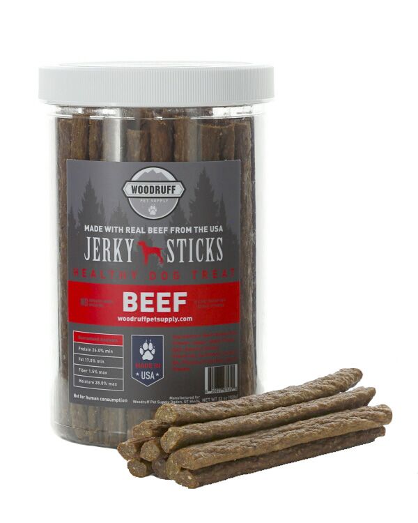 Dog Treats: Beef Jerky Sticks 32 oz